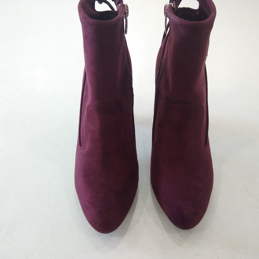 Marc Fisher Justice2 Dark Red/Burgundy Fabric Women's 7